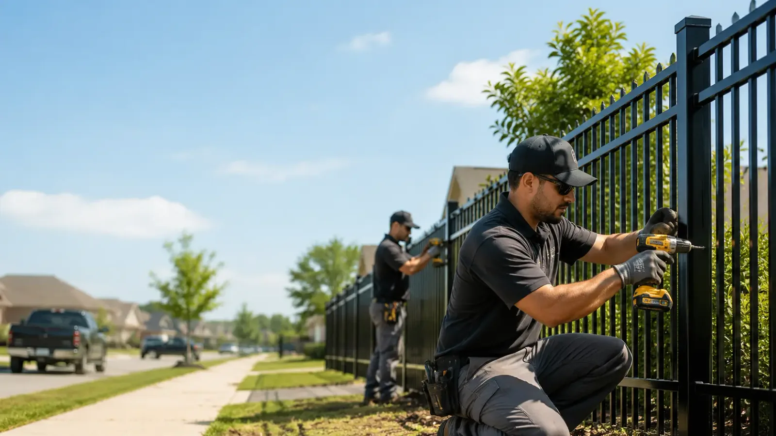 Metal Fence Installation in Central Islip, NY